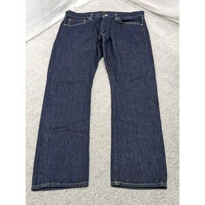 Polo Ralph Lauren Slim Straight 018 Jeans Mens 34x30 (35x31) Dark Wash Denim RL